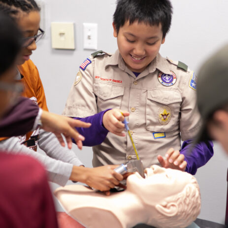 scouts BSA at the health museum